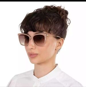 Brand New Jimmy Choo Ladies Beige Butterfly Sunglasses with Case